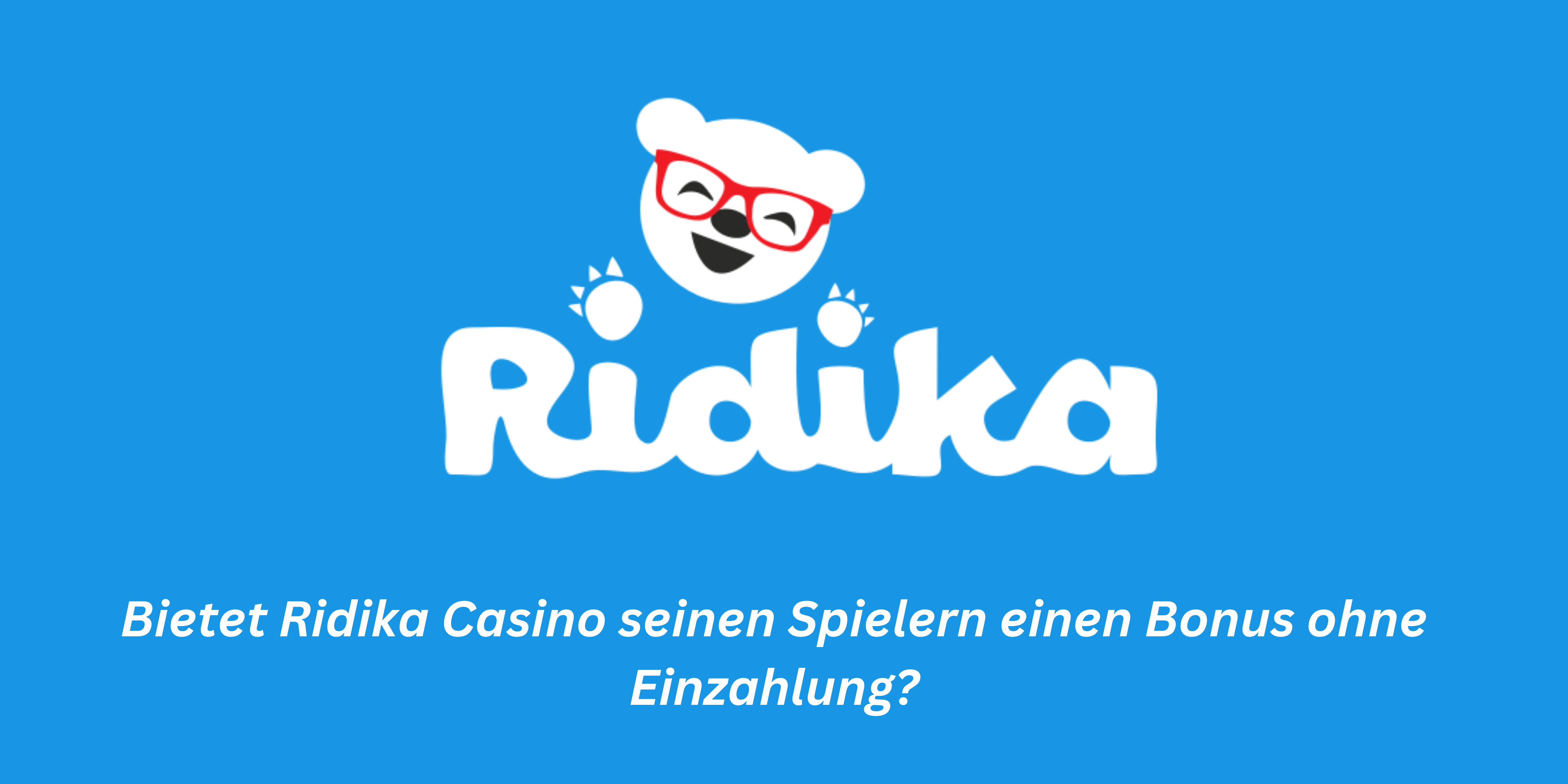 ridika bonus ohne einzahlung