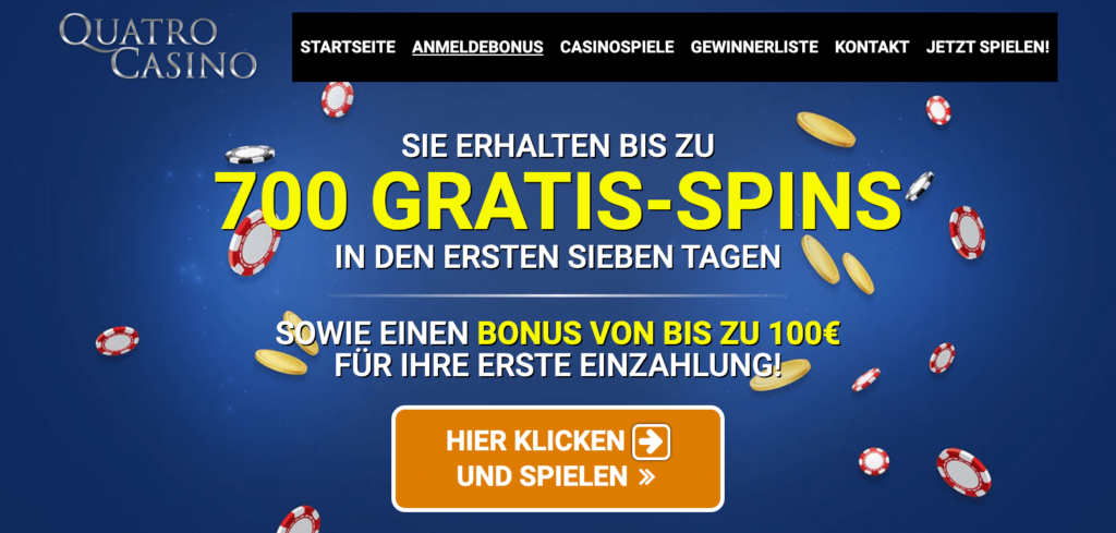 quatro casino bonus