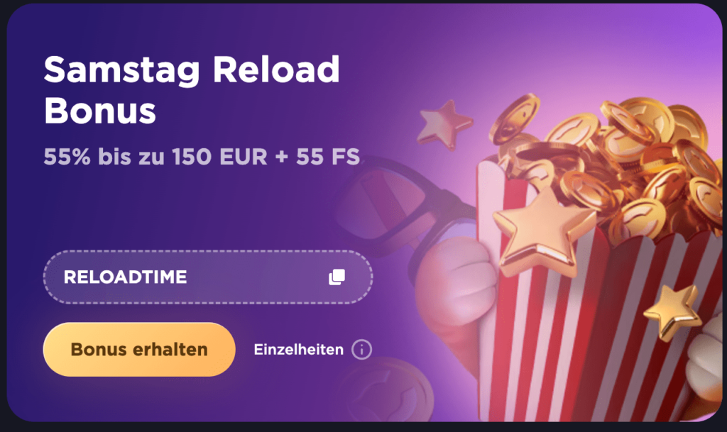 kas casino reload bonus