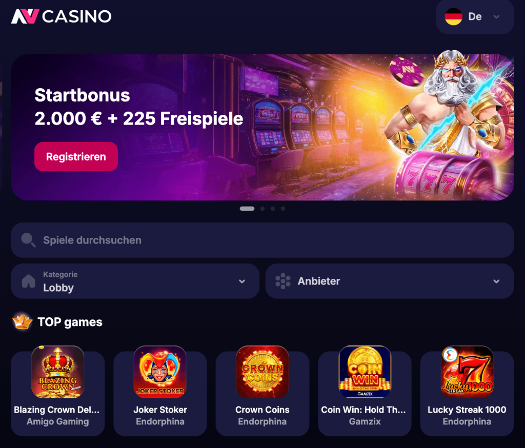 nv casino startseite