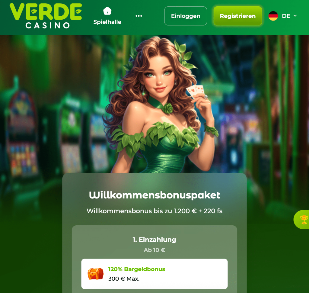 verde casino bonus